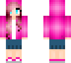 pink hoodie