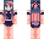 purple bikini girl
