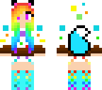 rainbow wolf