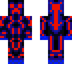red and blue crepeer