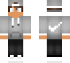 white nike boy