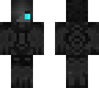 blue glowing girl