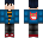 blue jacket remake of hair