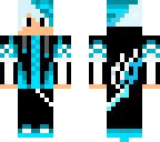 cool blue fire with mouth
