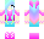 rainbow pastel girl edit
