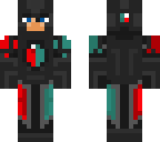 steve red blue armor