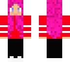 adolescente con pelo rosa