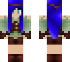 blue haired elf