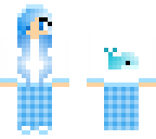 blue pj girl