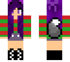 christmas fox girl