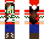 christmasgirlwithsweaterandscarf