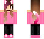 cute pink cat girl version two