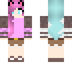 mef'wa katelyn with pink hair and pink shirt