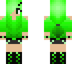 neon green girl
