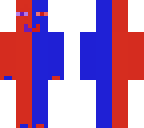 red and blue