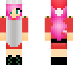 winter girl with apron