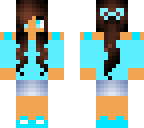 blue girl