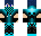 blue haired boy
