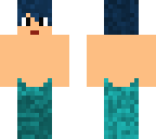 cool blue merman