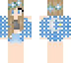 cute blue tumblr girl