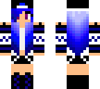 me with blue hair