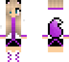 purple wolf girl