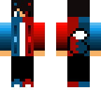 red and blue wolf