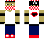 red and white bandit