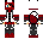 red evil wolf skin