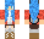blue wolf girl