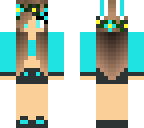 cute blue bunny girl