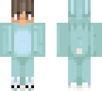 edit of a bunny onesie