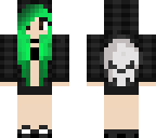 emo green hair