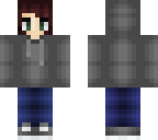 grey hoodie girl