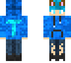 neko kawaii blue boy
