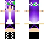 purple haired girl