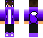 purple wolf boy