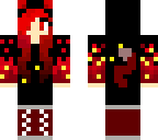 red cat girl