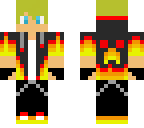 blond fire guy with blue eyes