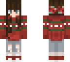 christmas brunette