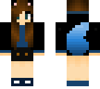 cute blue fox girl