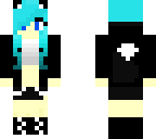 cute blue wolf tomboy