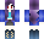 girl purple hair