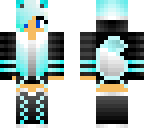 light blue wolf girl 