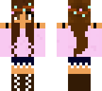 modern girl with flower band