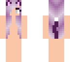 pink cat girl base 2