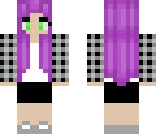pretty purple hair girl