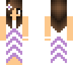 purple and white summer dress