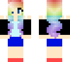 rainbow summer girl