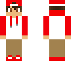 red and white boy